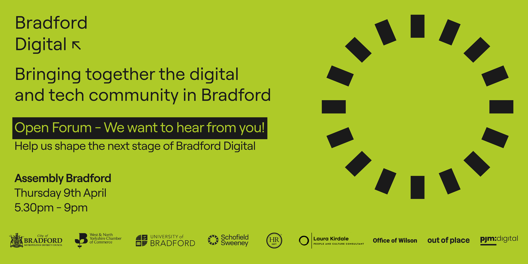 Bradford Digital - Open Forum 9th April 2026